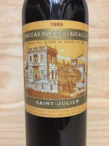 CHÂTEAU DUCRU BEAUCAILLOU 1989